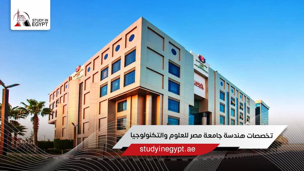 تخصصات هندسة جامعة مصر للعلوم والتكنولوجيا