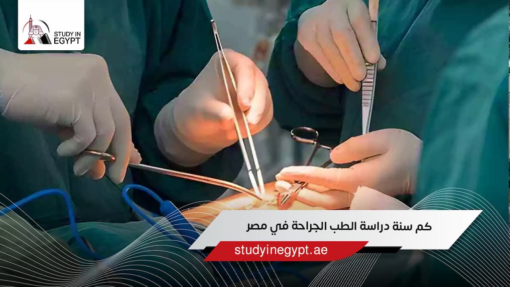 كم سنة دراسة الطب الجراحة في مصر