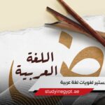 ماجستير لغويات لغة عربية